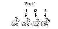 an assignment of rabbit stages to times